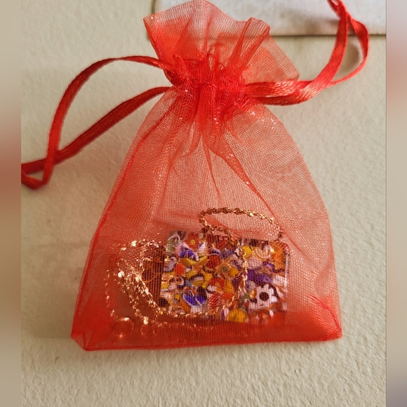 Vintage Murano Millefiori Glass Pendant Necklace - Picture 6 of 6